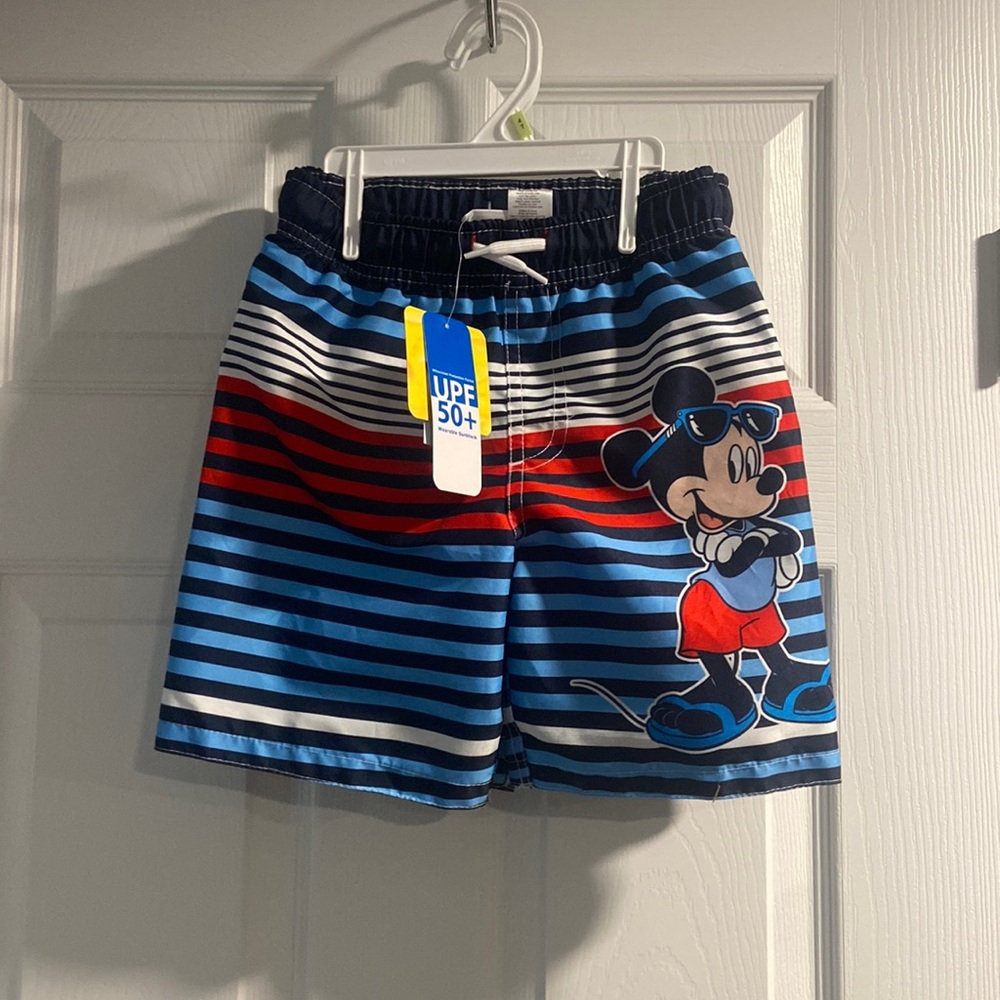 Mickey Mouse swim shorts
